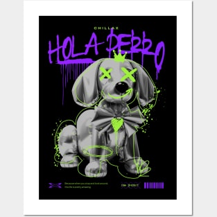 Hola perro Posters and Art